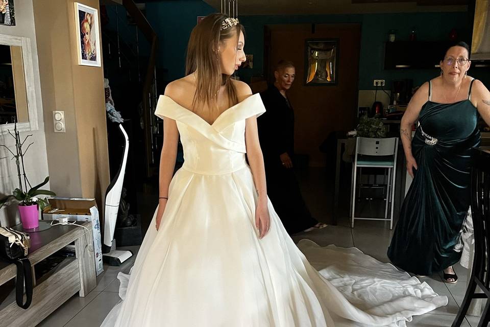 Vanille avec sa belle robe