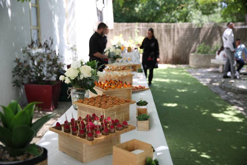 Cocktail dans notre jardin