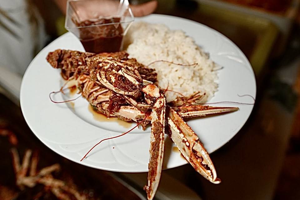 Langoustines fambées