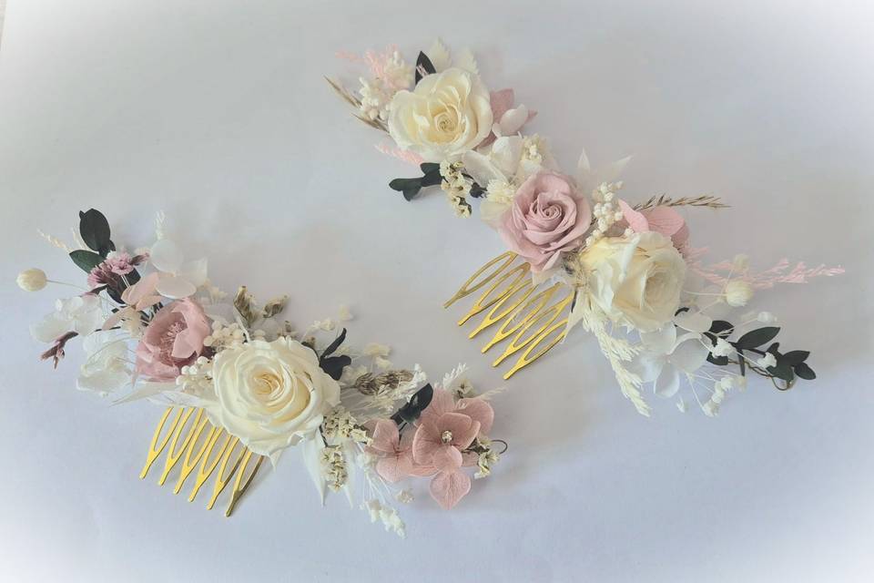 Peignes pour demi couronne