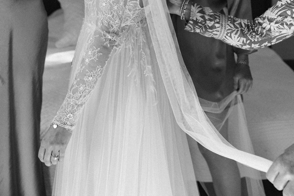 La mariée et ces Dames