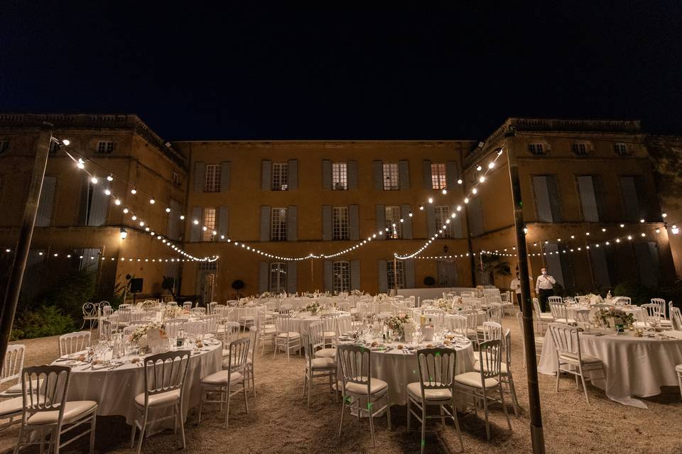 Terrasse Chateau d'Ayguebelle