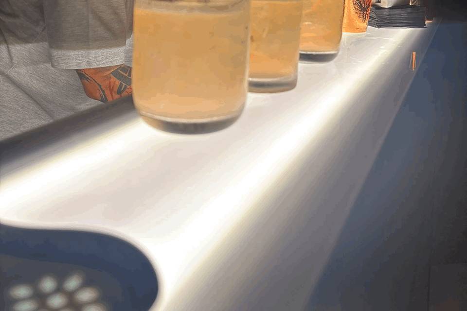 Cocktail rhum peche