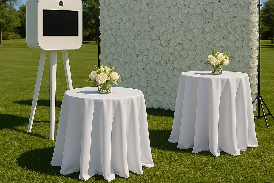 Mur floral mariage