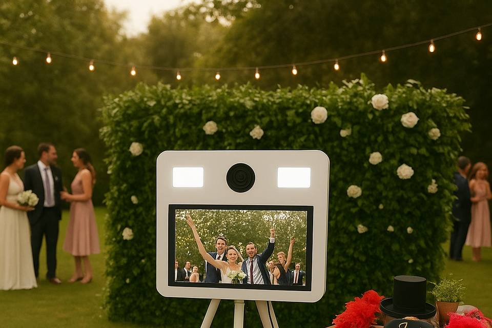 Photobooth Blanc Mariage