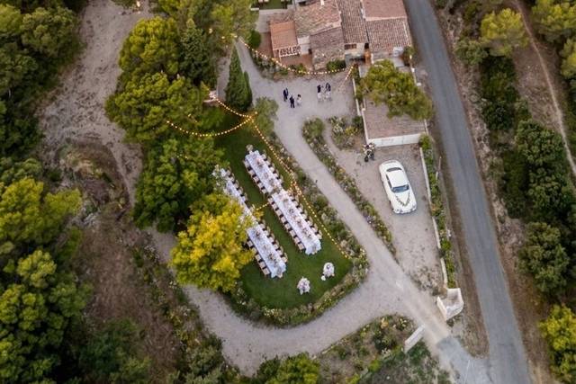 Domaine vue aérienne