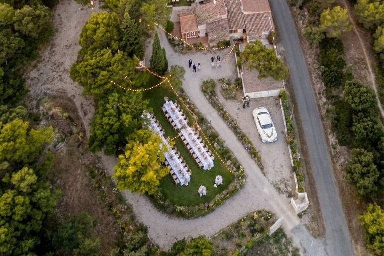 Domaine vue aérienne