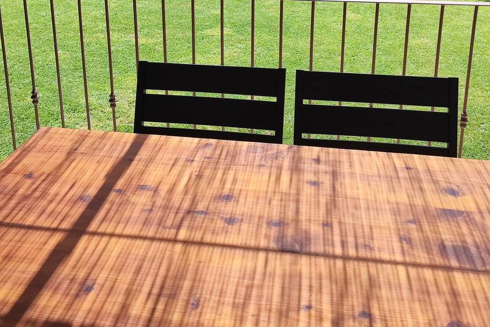 Terrasse du gîte