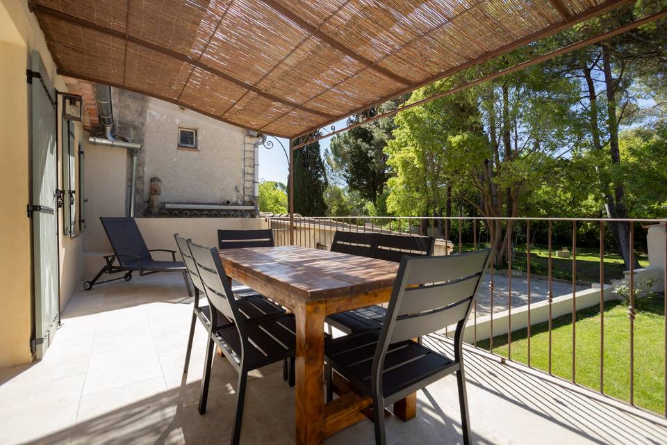Terrasse du gîte