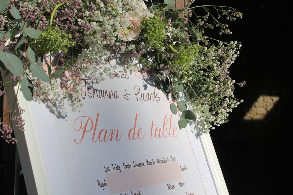 Décoration plan de table