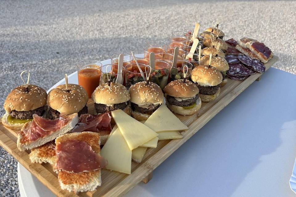 Cocktail dans la cours