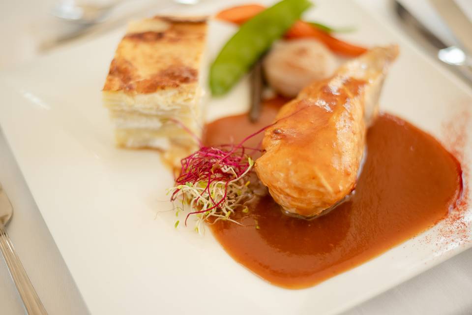 Plat: Suprême de pintade