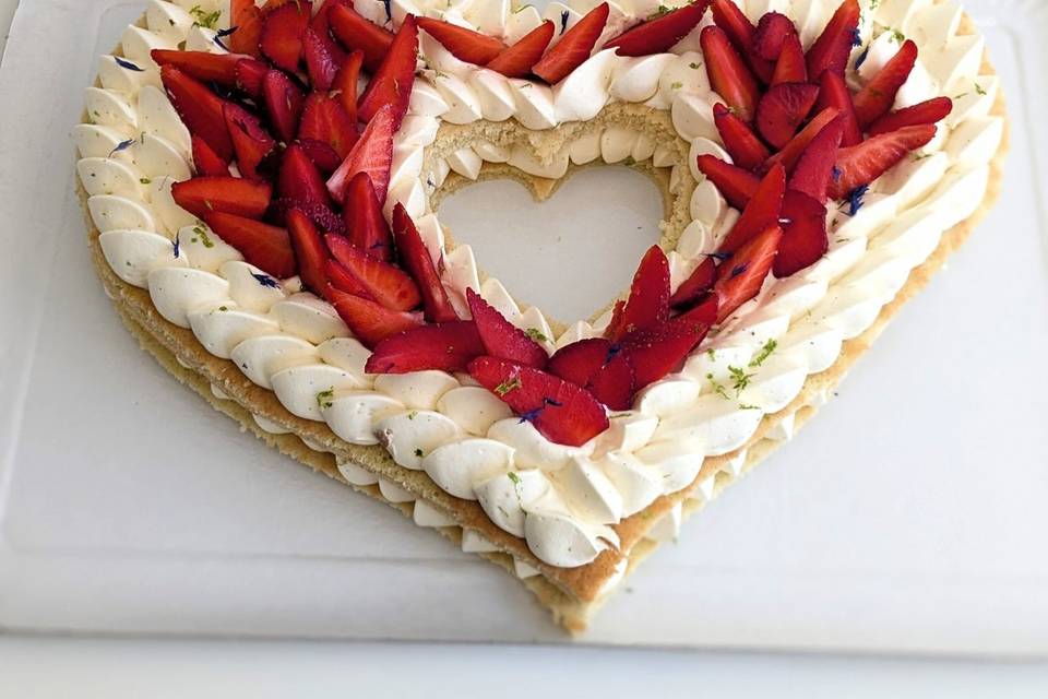 Heart cake