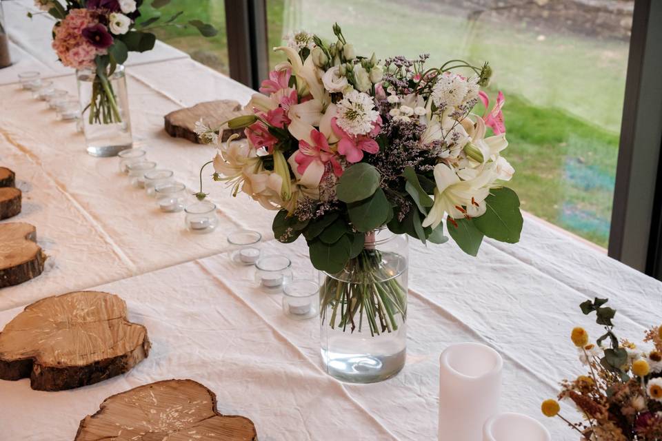 Décoration table nature