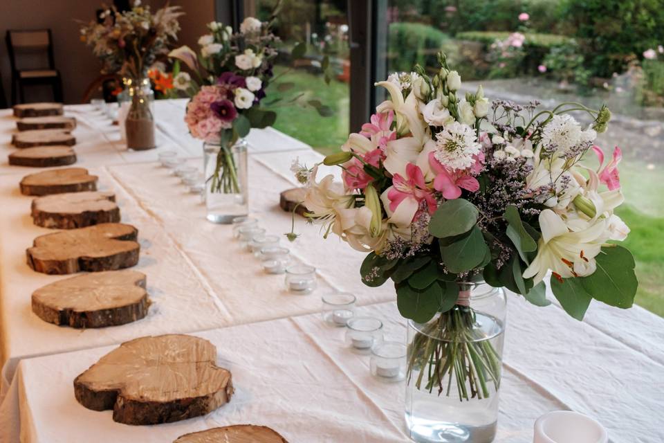 Décoration table nature