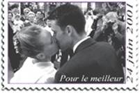 Timbre mariage unique