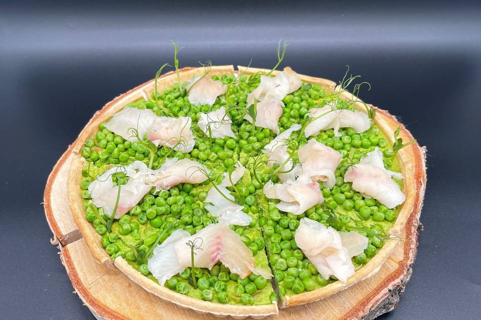 Tarte petits pois Haddock