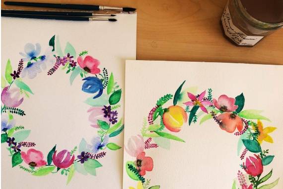 Couronnes de fleurs