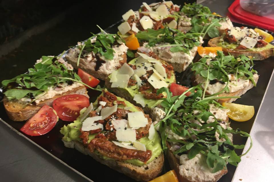 Plateau de bruschetta