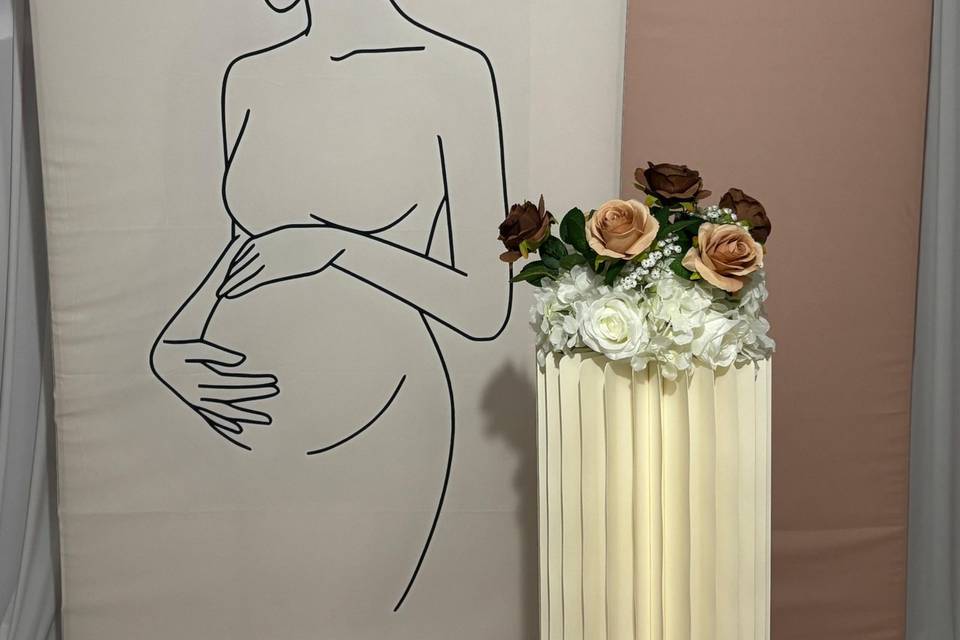 Backdrop baby shower