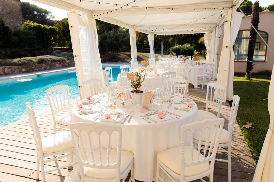 Mariage sous tente