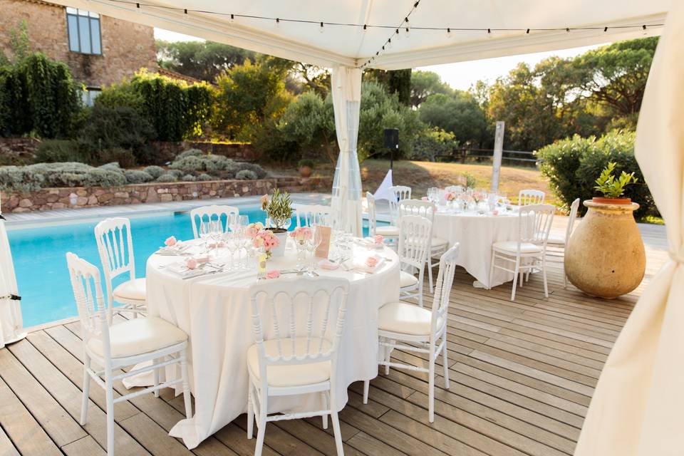 Mariage sous tente