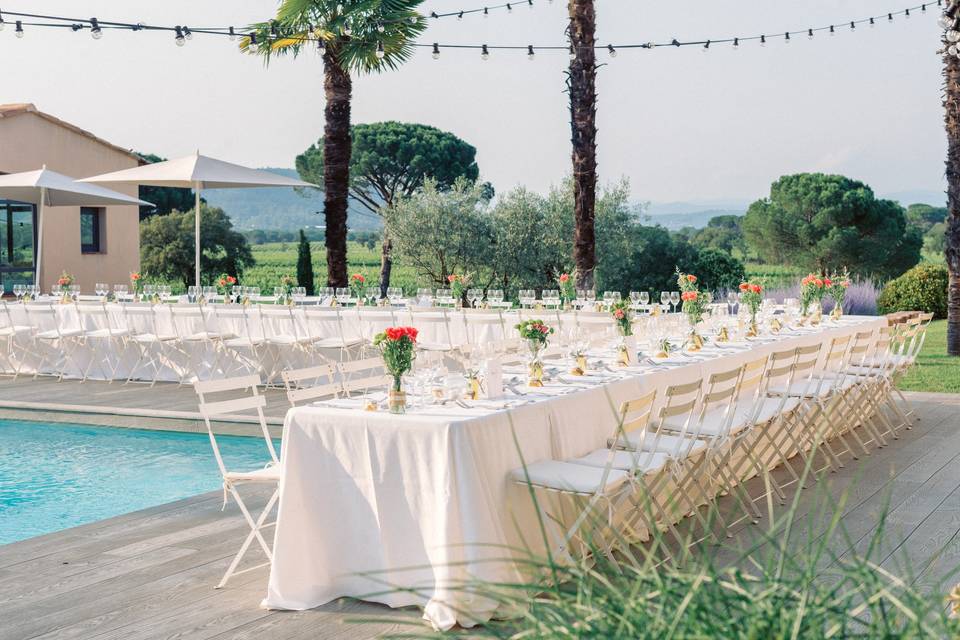 Table de reception