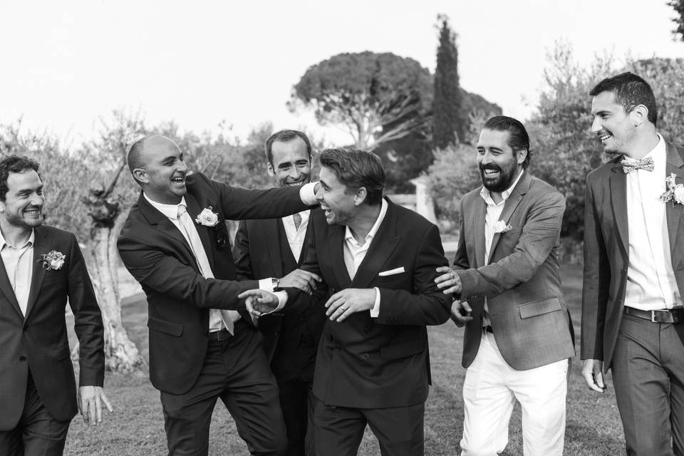 Mariés et garcons