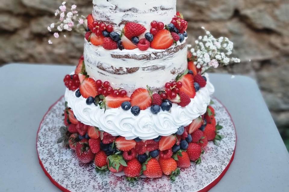 Naked cake