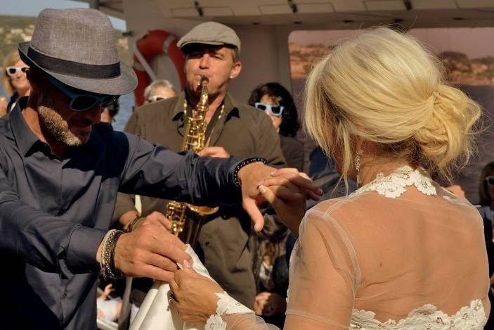 Saxophoniste de mariage