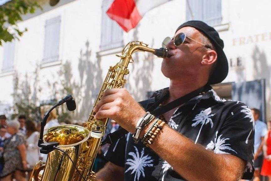 Saxophoniste Mariage