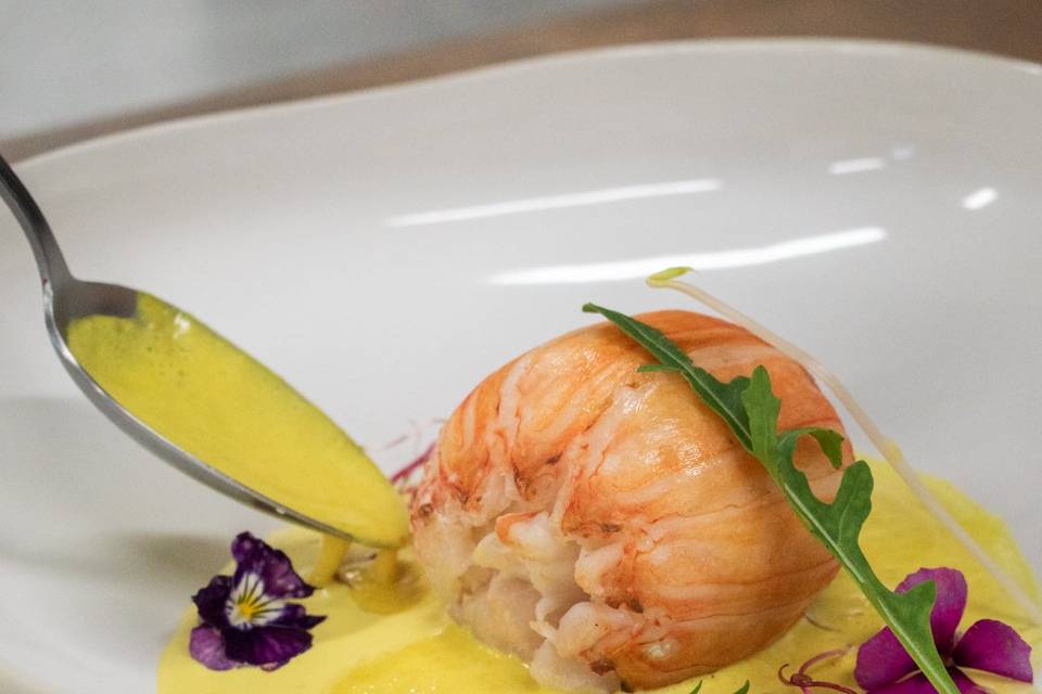 Entrée à l'assiette