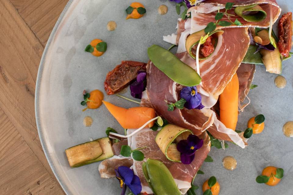 Entrée à l'assiette