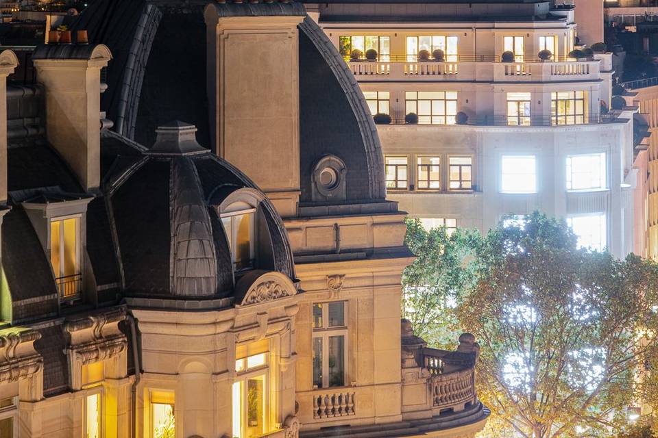 Vue Tour Eiffel du spa