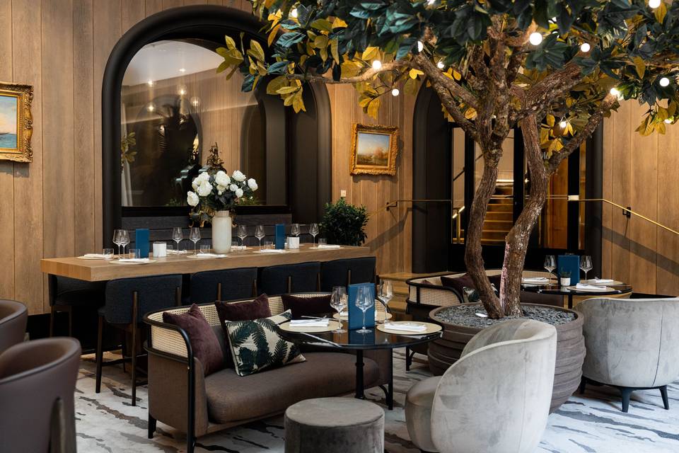 Table haute du bar CopperBay