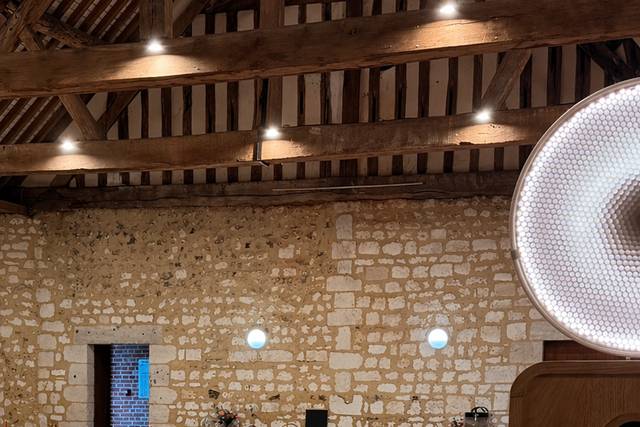 Tables, chaises et photobooth