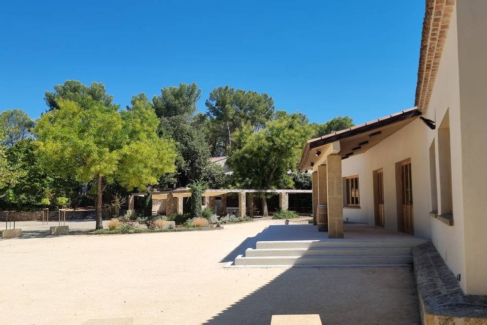 Vue vers terrasse