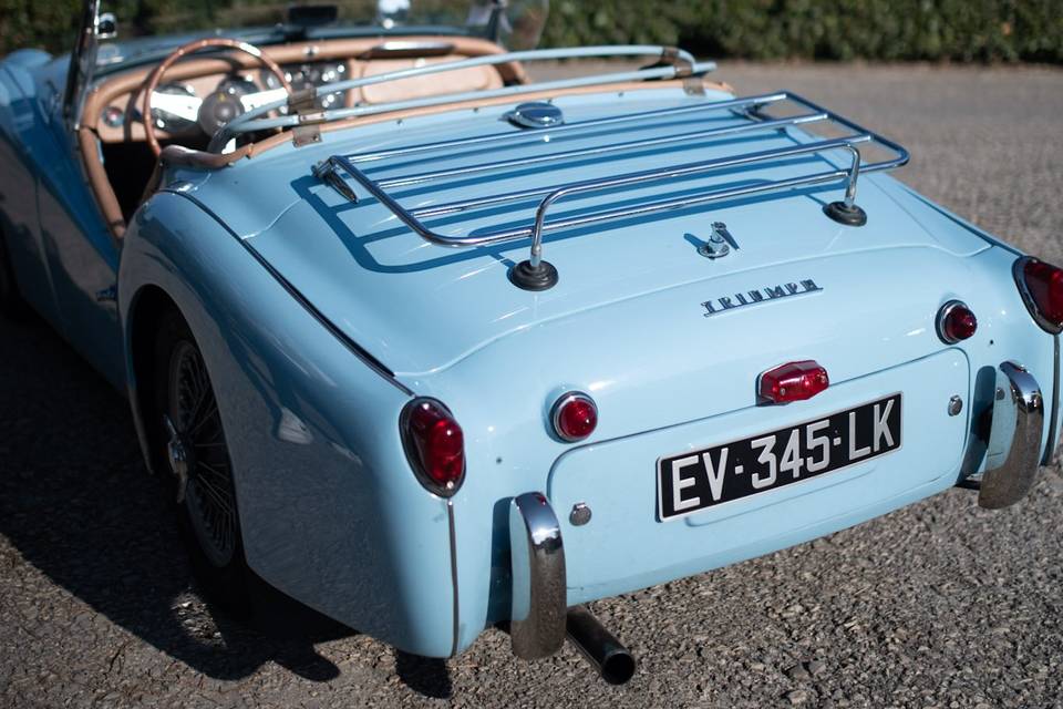 Triumph TR3 1962 arrière