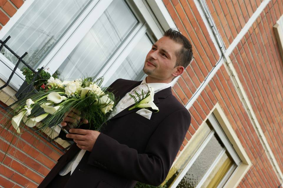 Remise du bouquet