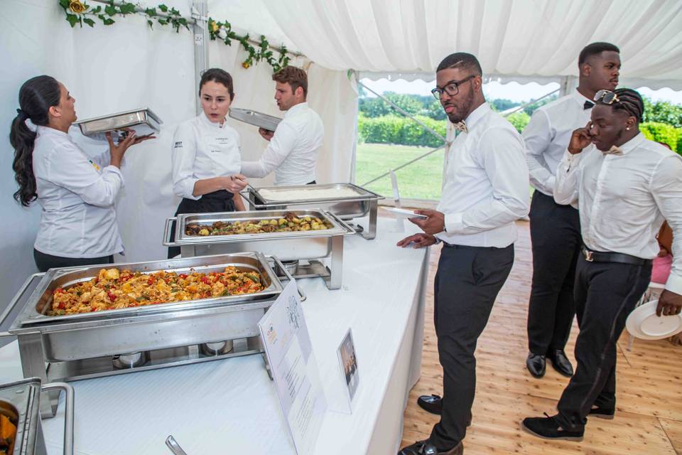 Format buffet mariage