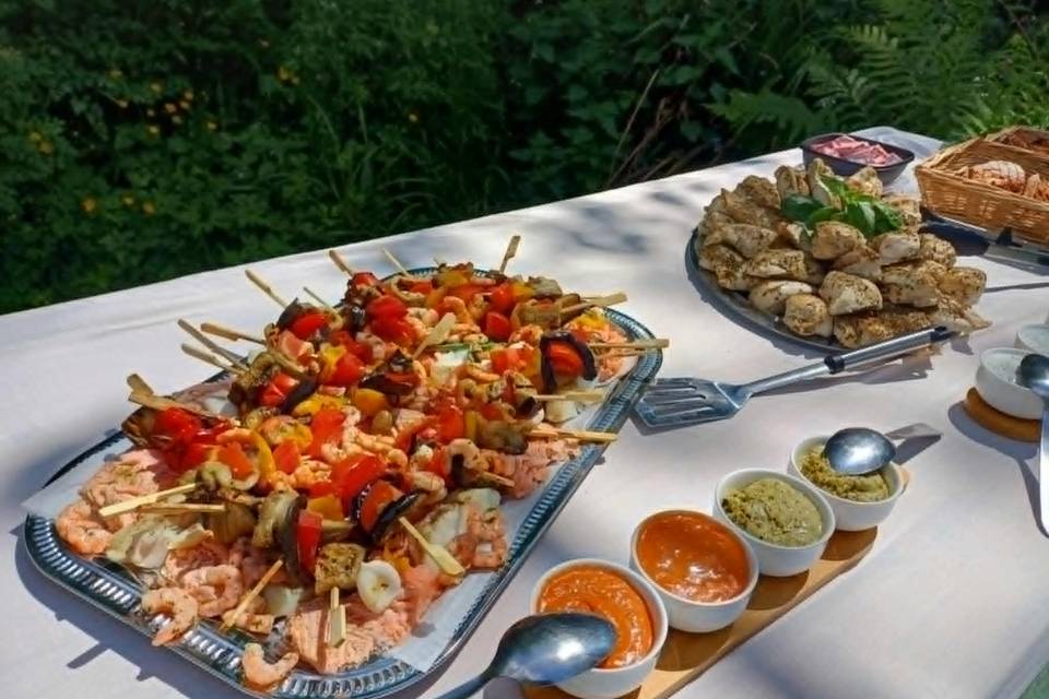 Plateau poisson et fruits de