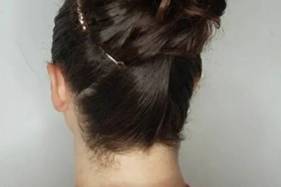 Chignon romantique chic