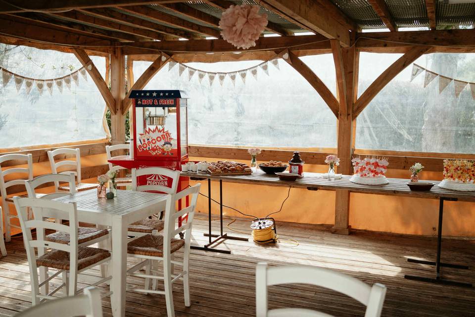 Terrasse couverte