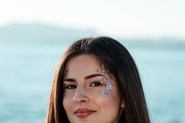 Maquillage paillettes