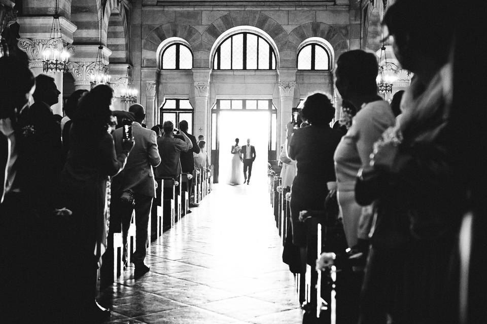 Mariage, entrée de la mariée