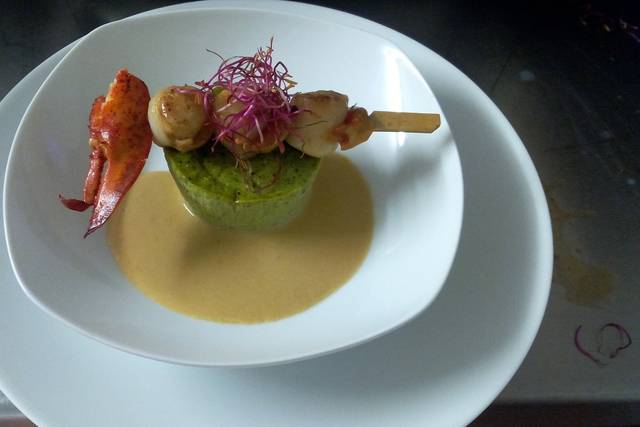 Brochette de homard, Saint-Jacques