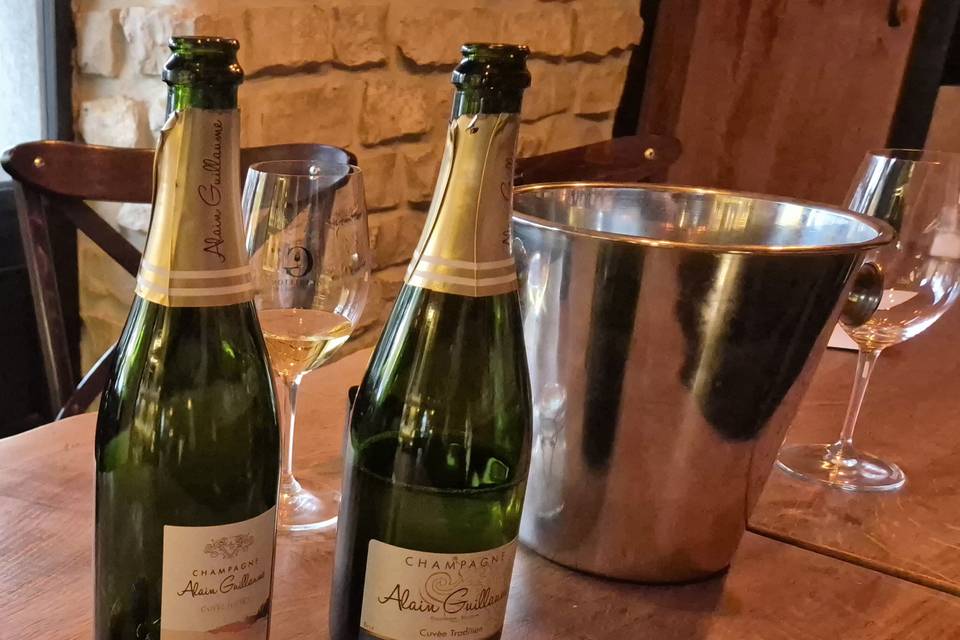 Dégustation de champagne