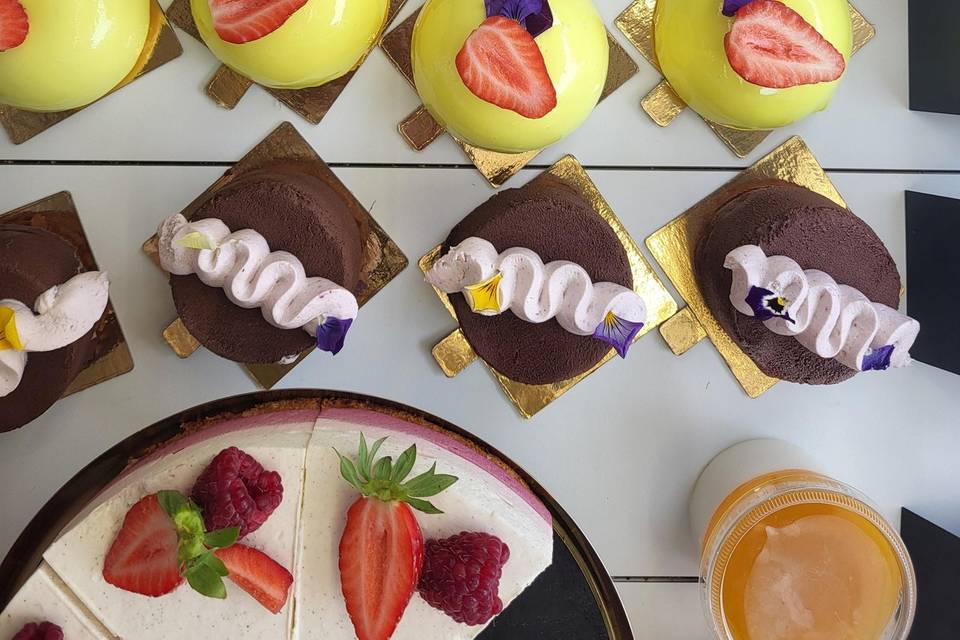Une sélection d'entremets