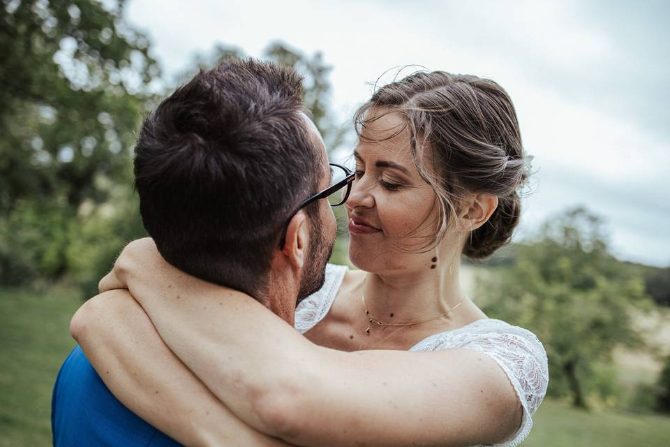 Couple dans le parc