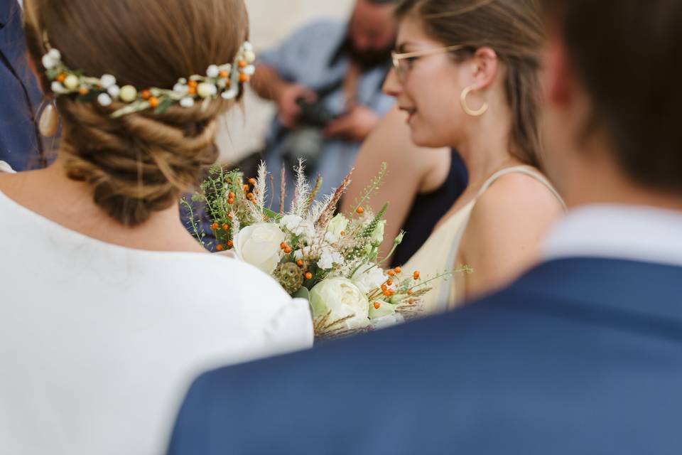 Coiffure-bouquet